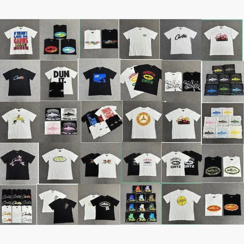 Corteiz Graphic Print Multicolor T-Shirt Collection Review: We Measured a $4.93 Loose Crew Neck