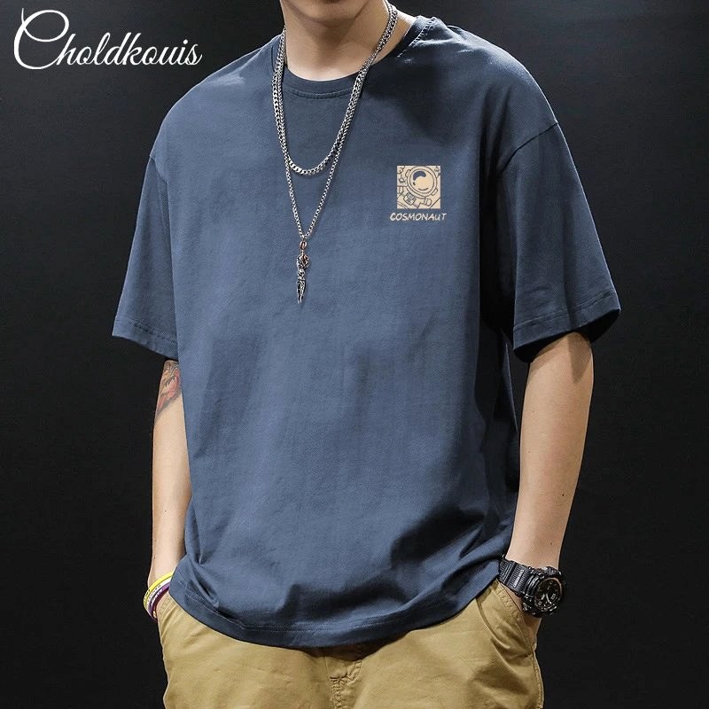 Foreign Trade Blue T-Shirt Review: We Tested the 200g Cotton Crewneck