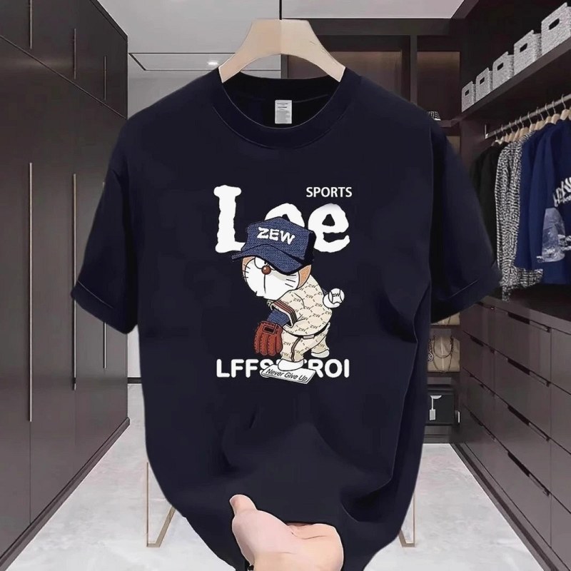 Lee Black T-Shirt Review: 250g Heavy Cotton and a Baseball Doraemon Print