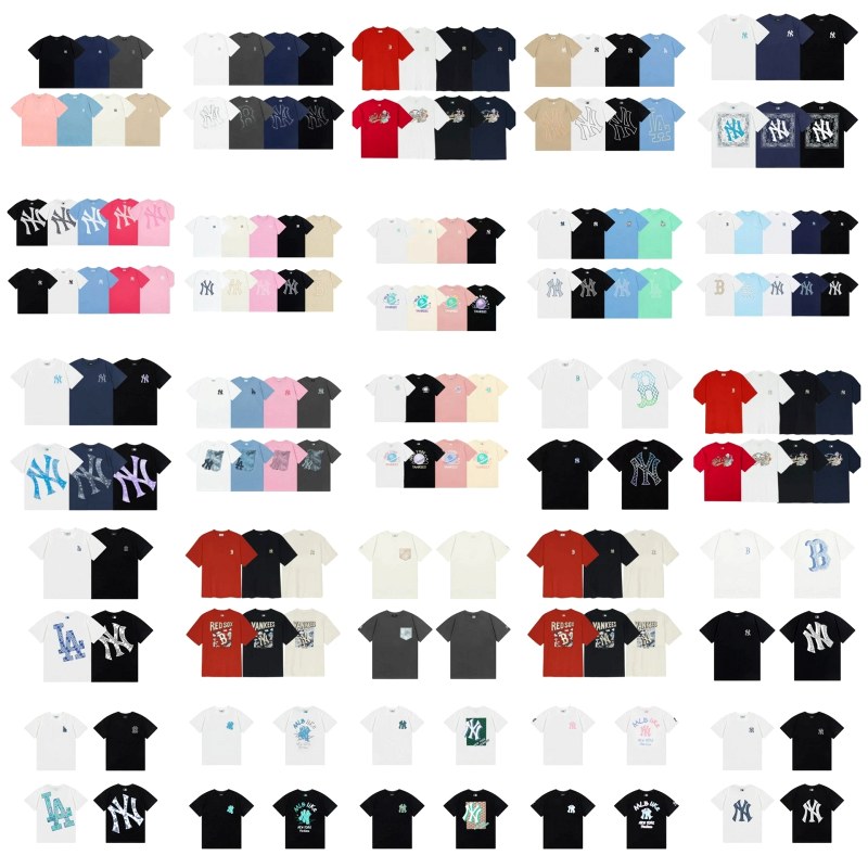 MLB Multi-Color T-Shirt Collection 40+ Review: 100% Cotton, 40 Colourways, S–XXXL