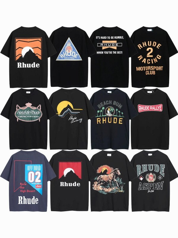 Rhude "Dark" Series T-Shirt Collection Review: Cotton Graphic Tees, Measured